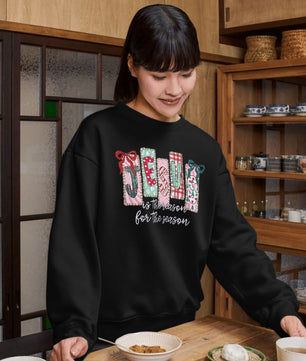 Coquette Jesus Is The Reason For The Season White – DTF Transfer