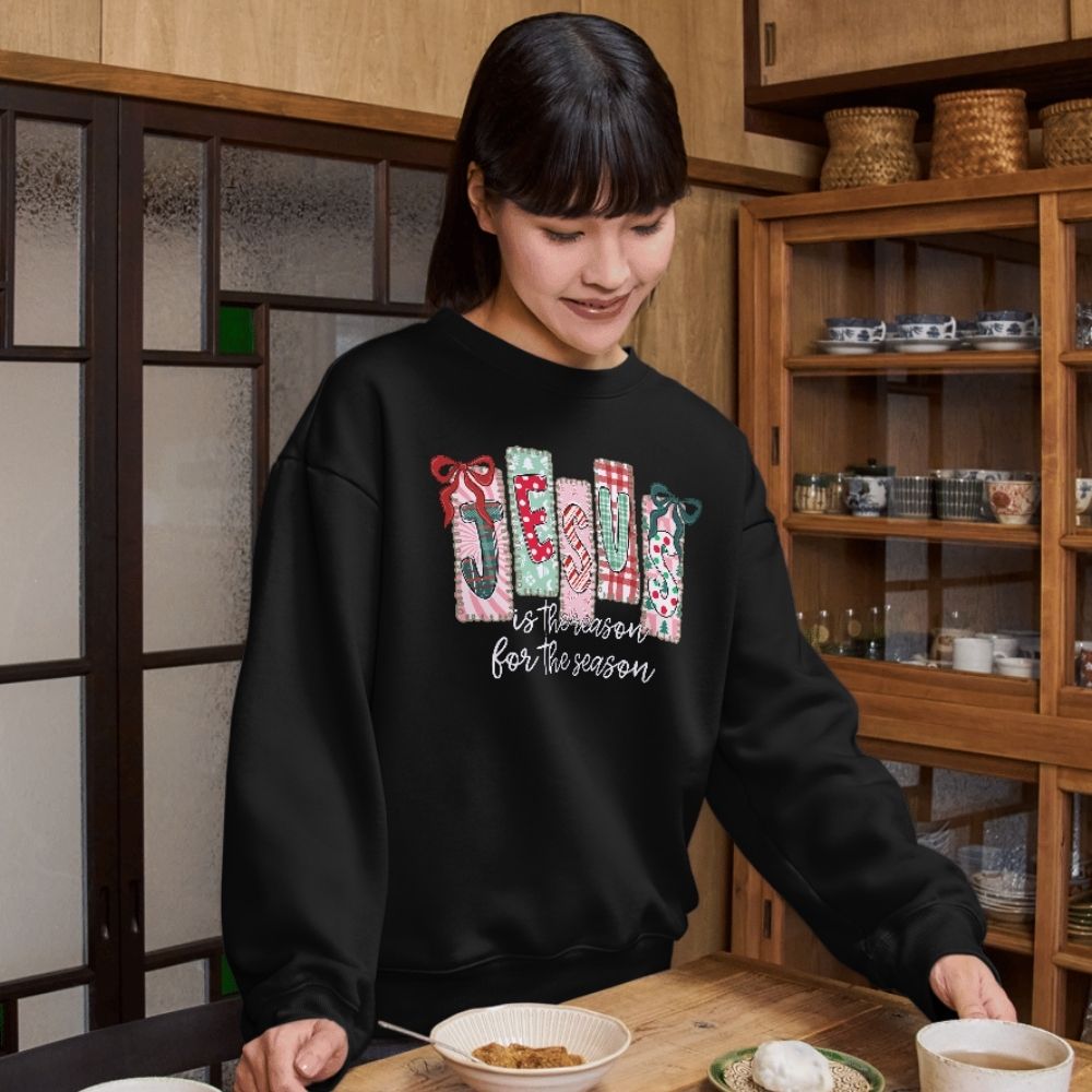 Coquette Jesus Is The Reason For The Season White – DTF Transfer