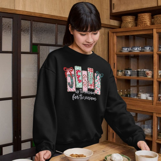 Coquette Jesus Is The Reason For The Season White – DTF Transfer