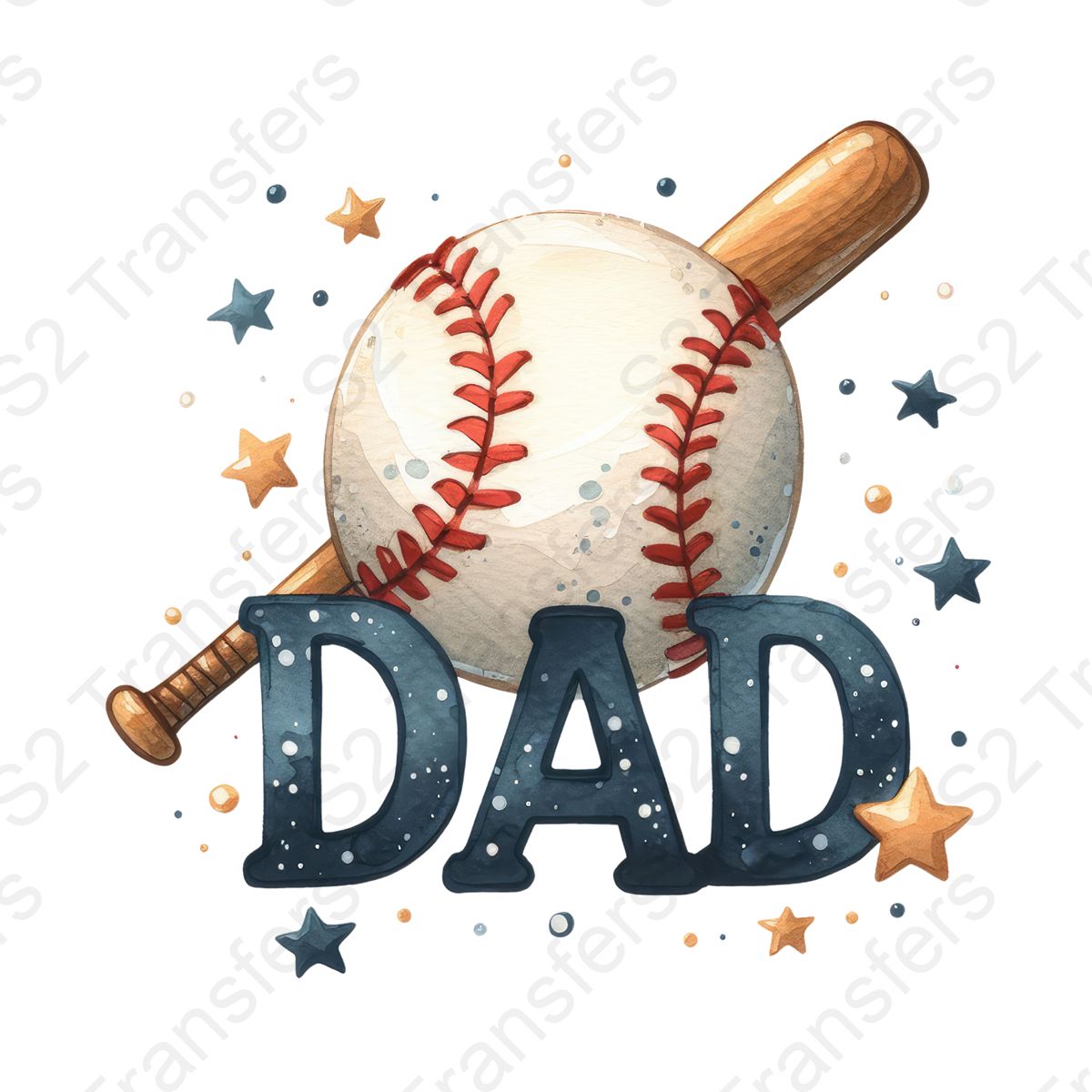 Dad Baseball & Bat