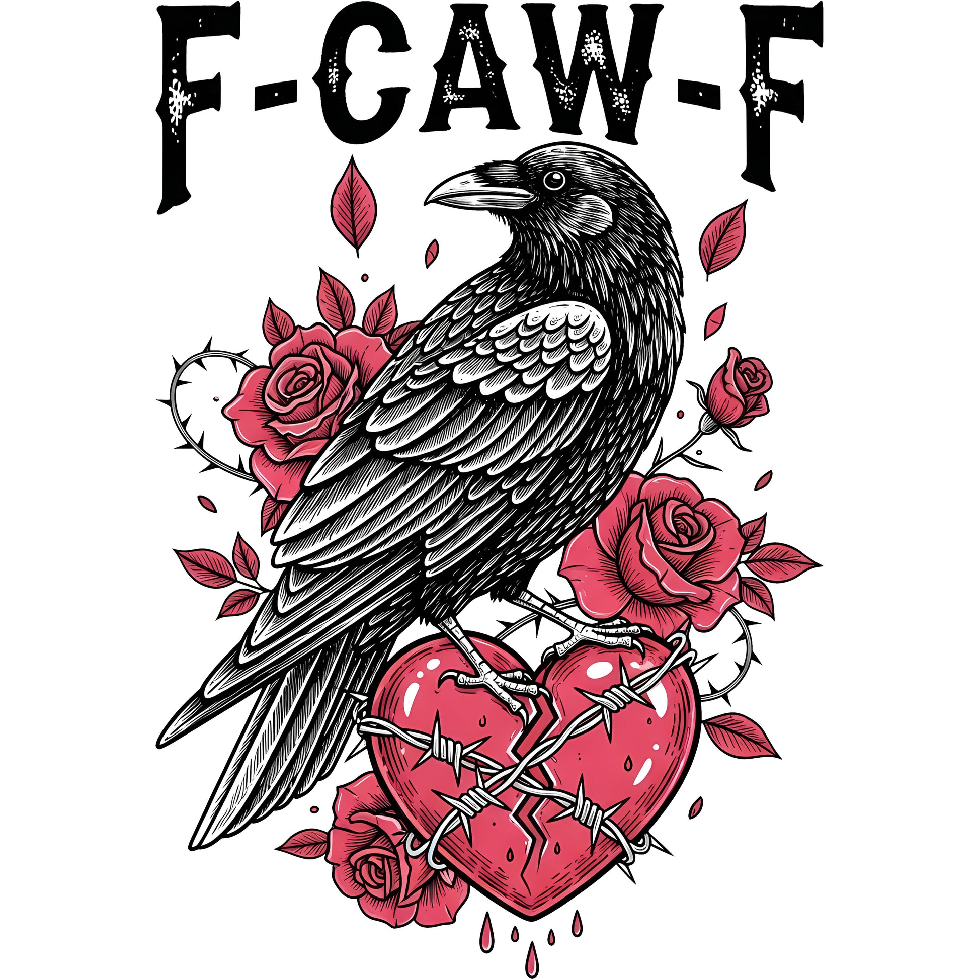 F-Caw-F – DTF Transfer
