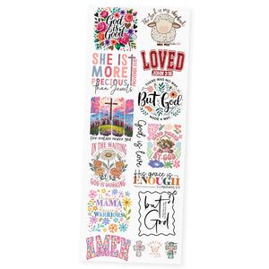 Faith Over Everything Christian Premade DTF Transfer Gangsheet - 22