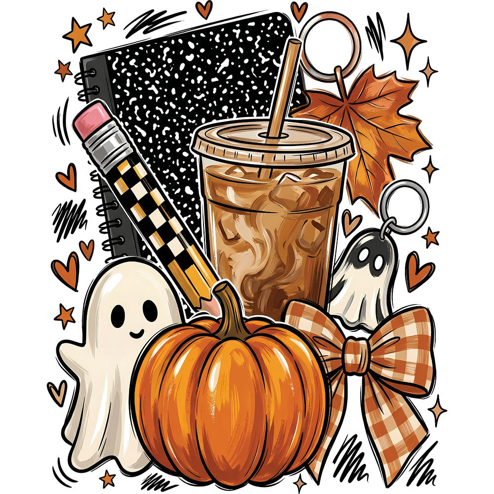 Fall School Symbols – DTF Transfer