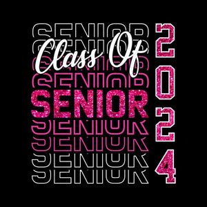 Faux Sequin Pink Senior 2024