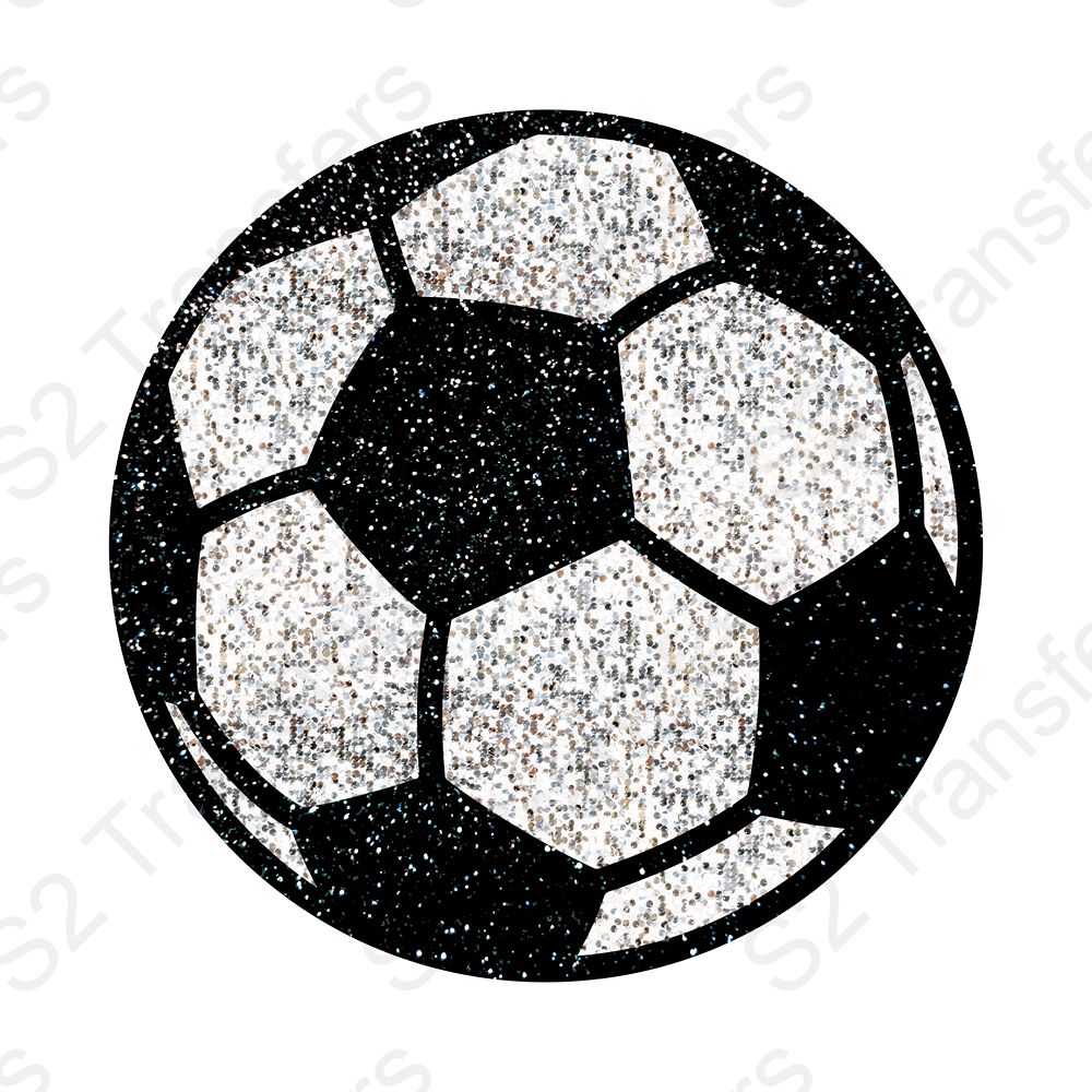 Faux Sequin Soccer Ball