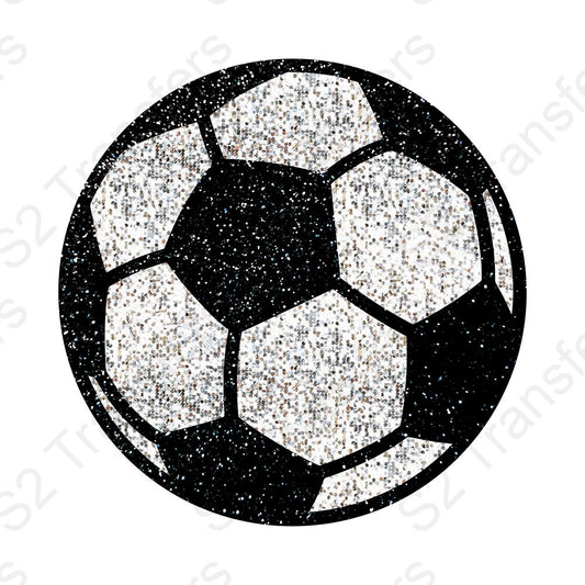 Faux Sequin Soccer Ball