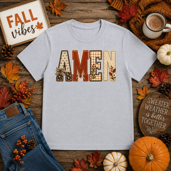 Faux Patch Amen Fall – DTF Transfer