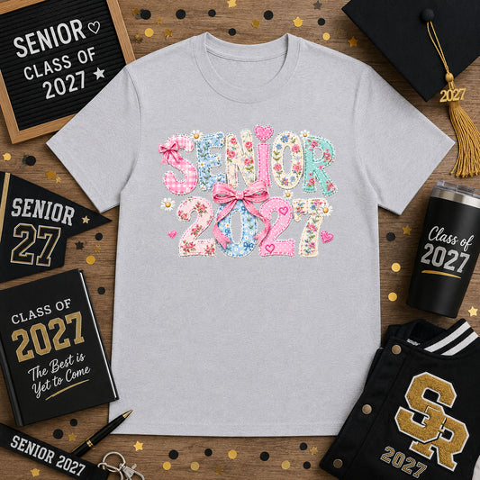 Faux Patch Coquette Senior 2027 – DTF Transfer