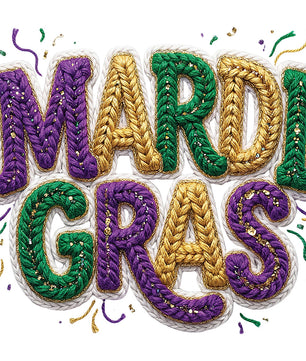 Mardi Gras Party Pack Premade DTF Transfer Gangsheet - 22