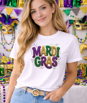 Mardi Gras Party Pack Premade DTF Transfer Gangsheet - 22