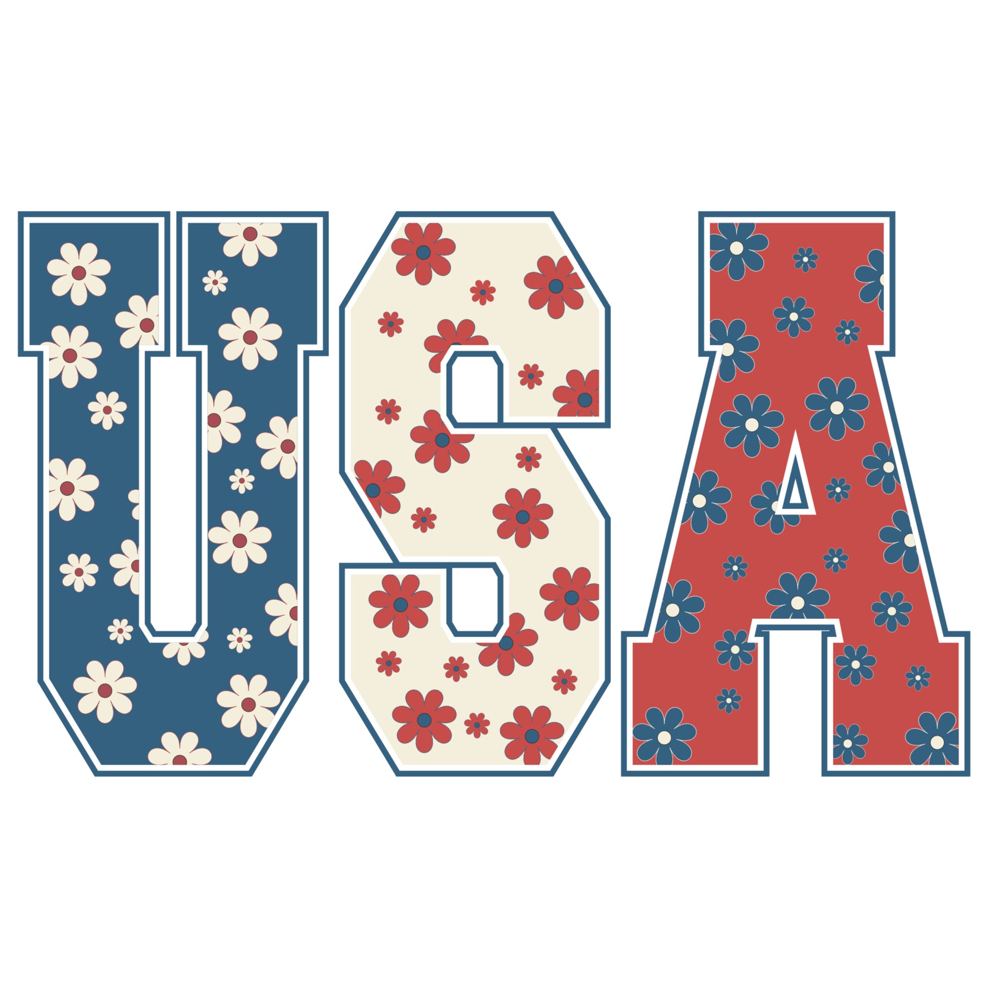 Floral Print USA