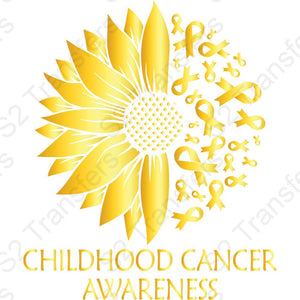 Flower Childhood Cancer Awareness