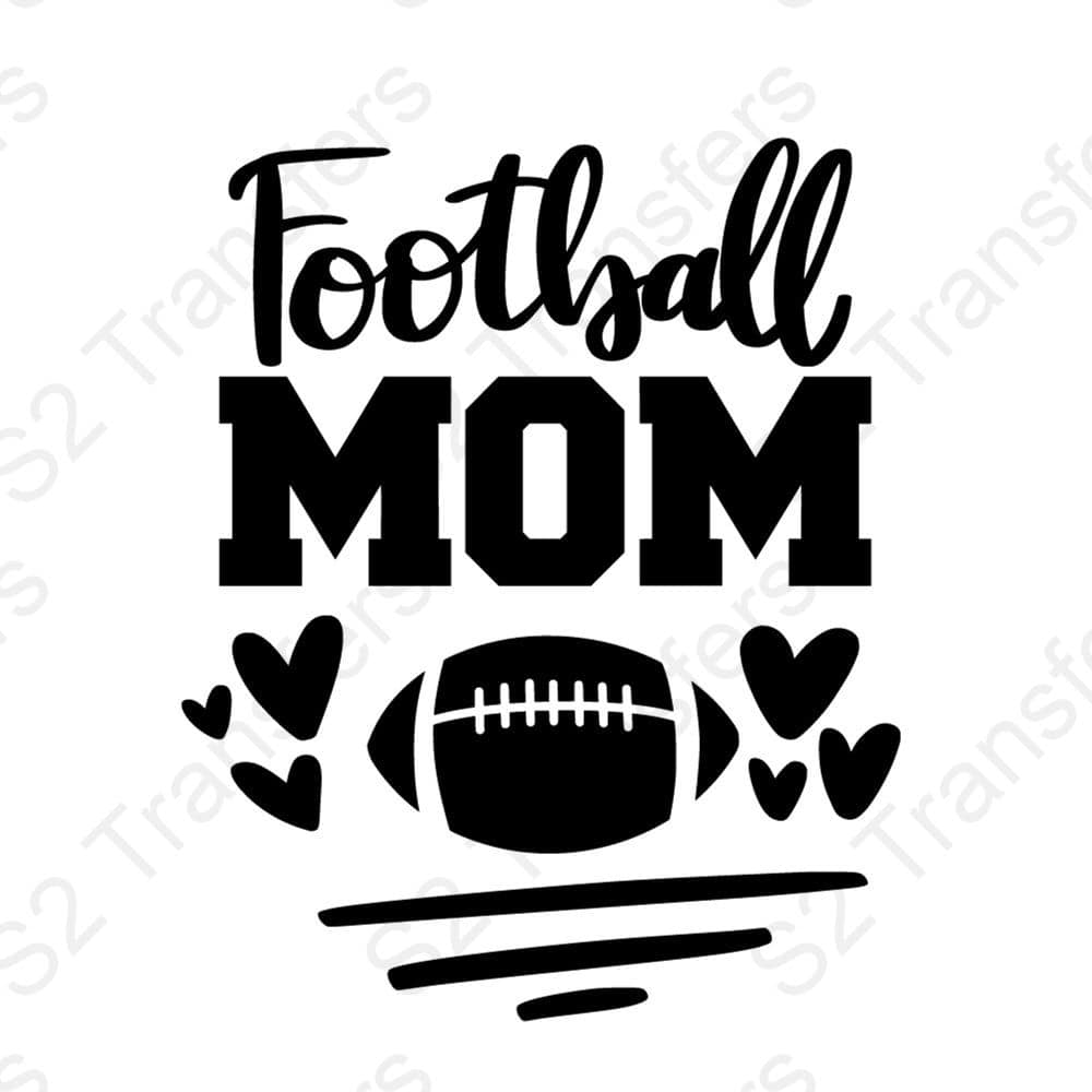 Football Mom Hearts