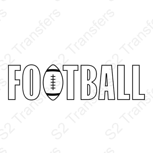 Football With Ball As O