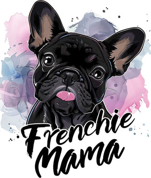 Frenchie Mama Watercolor – DTF Transfer