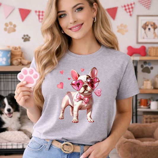 Frenchie Hearts – DTF Transfer