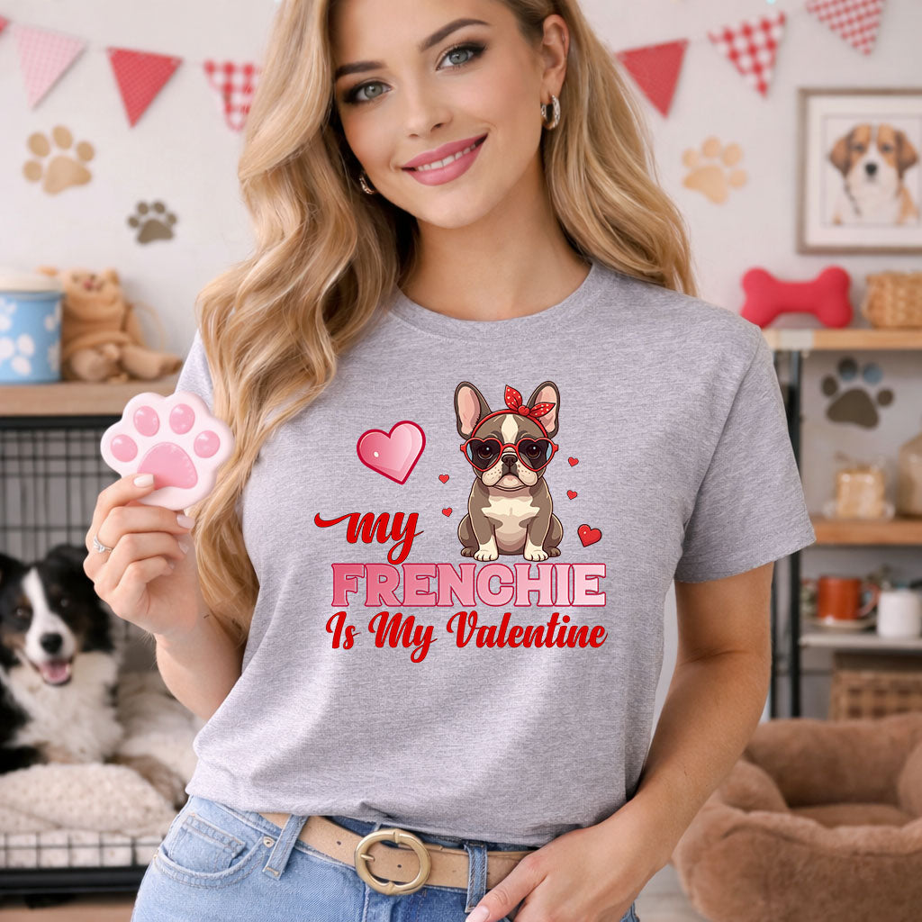 Frenchie Is My Valentine – DTF Transfer