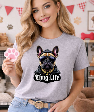 Frenchie Thug Life – DTF Transfer