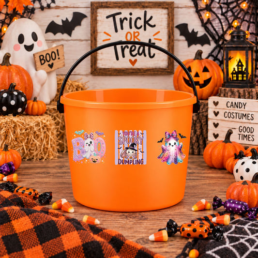Girls Halloween UV DTF Sticker Sheet