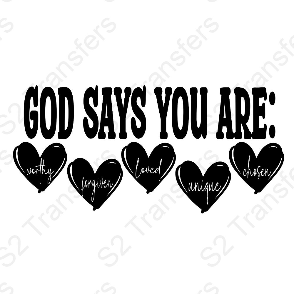 God Says You Are Hearts