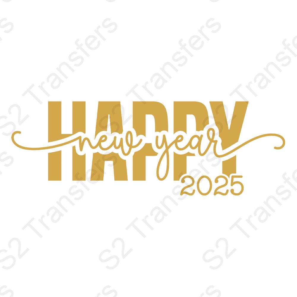 Happy New Year 2025 Script Gold