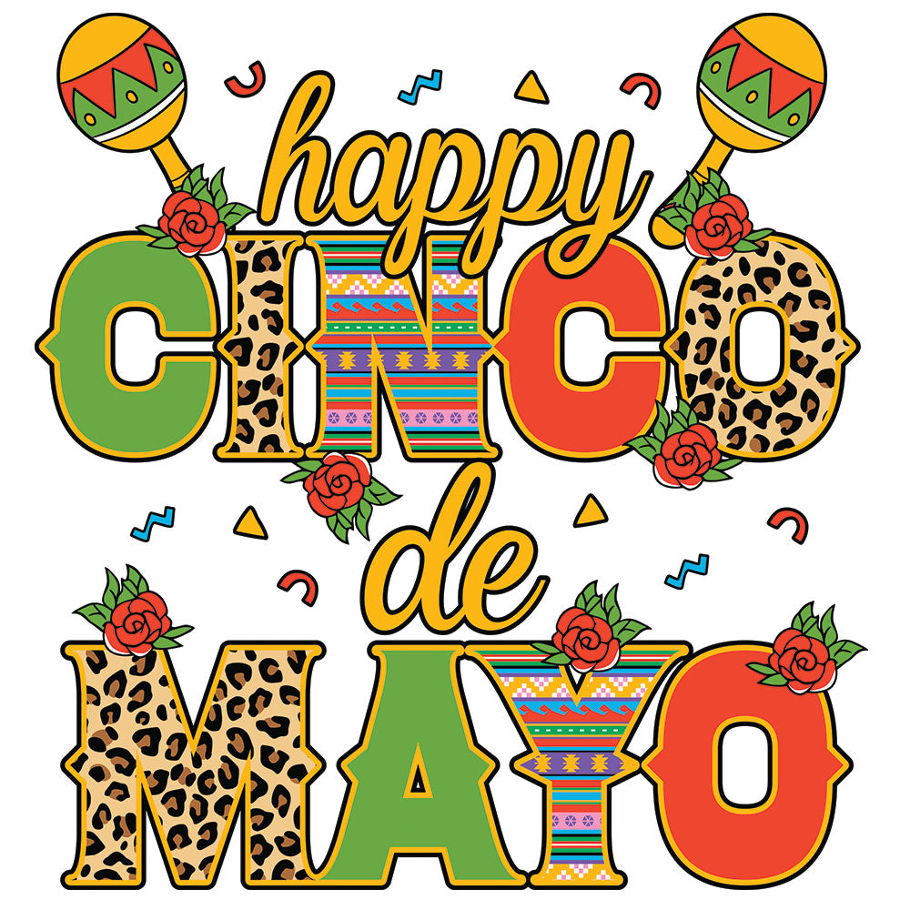 Happy Cinco De Mayo - DTF Transfer