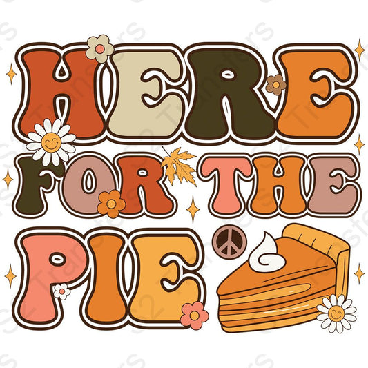 Here For The Pie Retro