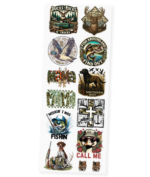 Hunting & Outdoors Premade DTF Transfer Gangsheet - 22