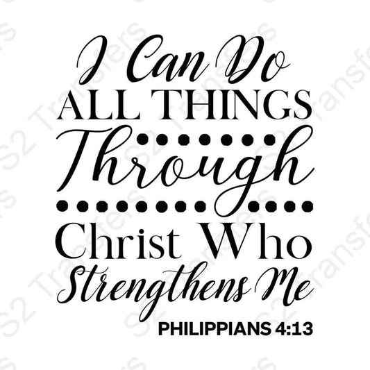 I Can Do All Things Through Christ