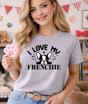 I Love My Frenchie – DTF Transfer