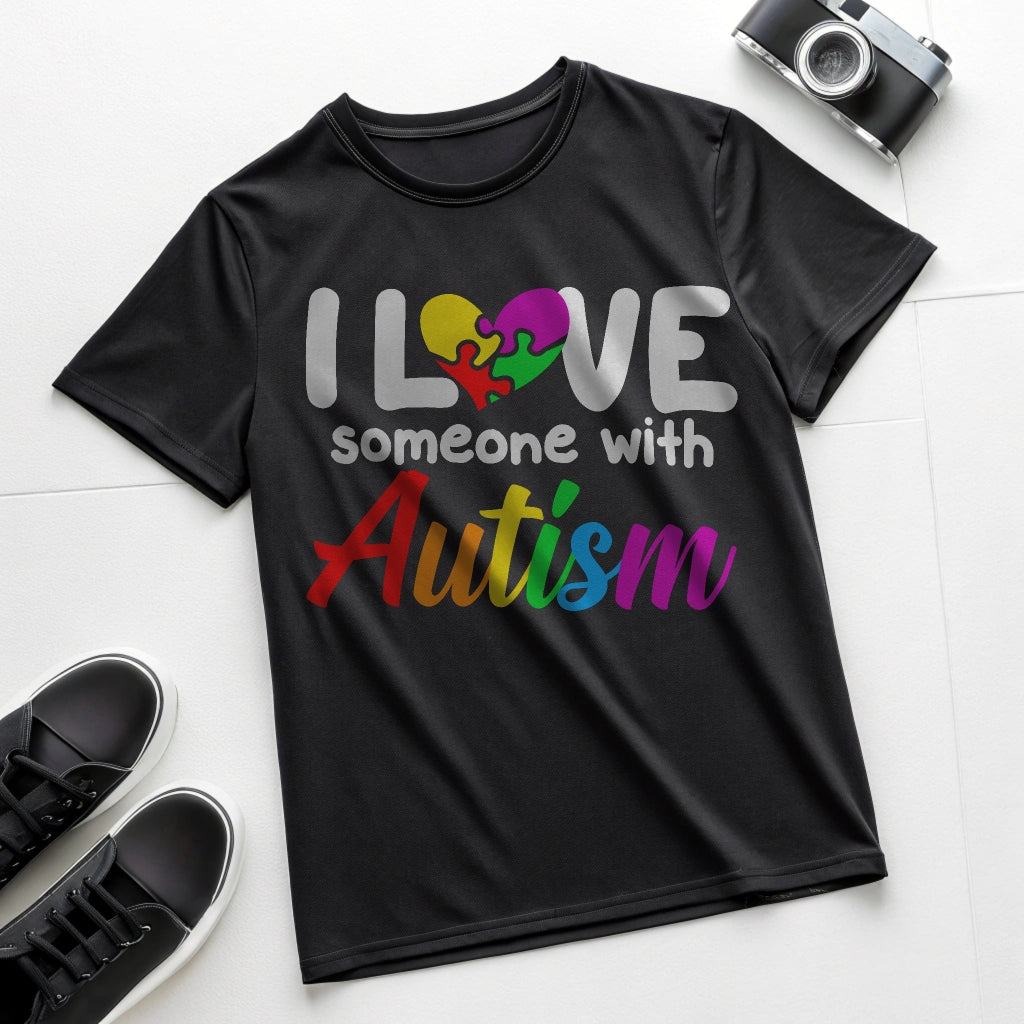 I Love Someone With Autism - DTF Transfer