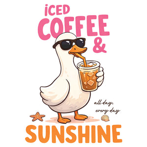 Iced Coffee & Sunshine Goose – DTF Transfer