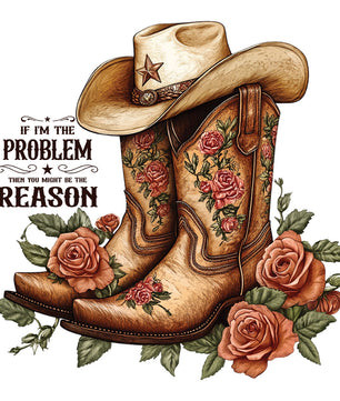 Western Cowgirl Vibes Premade DTF Transfer Gangsheet - 22