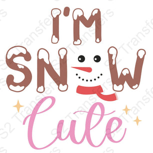 I'm Snow Cute