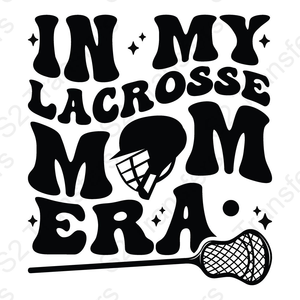 In My Lacrosse Mom Era Black