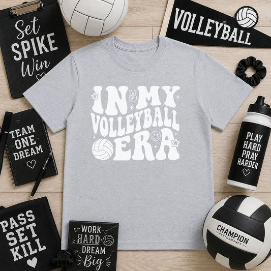 In My Volleyball Era White – DTF Transfer
