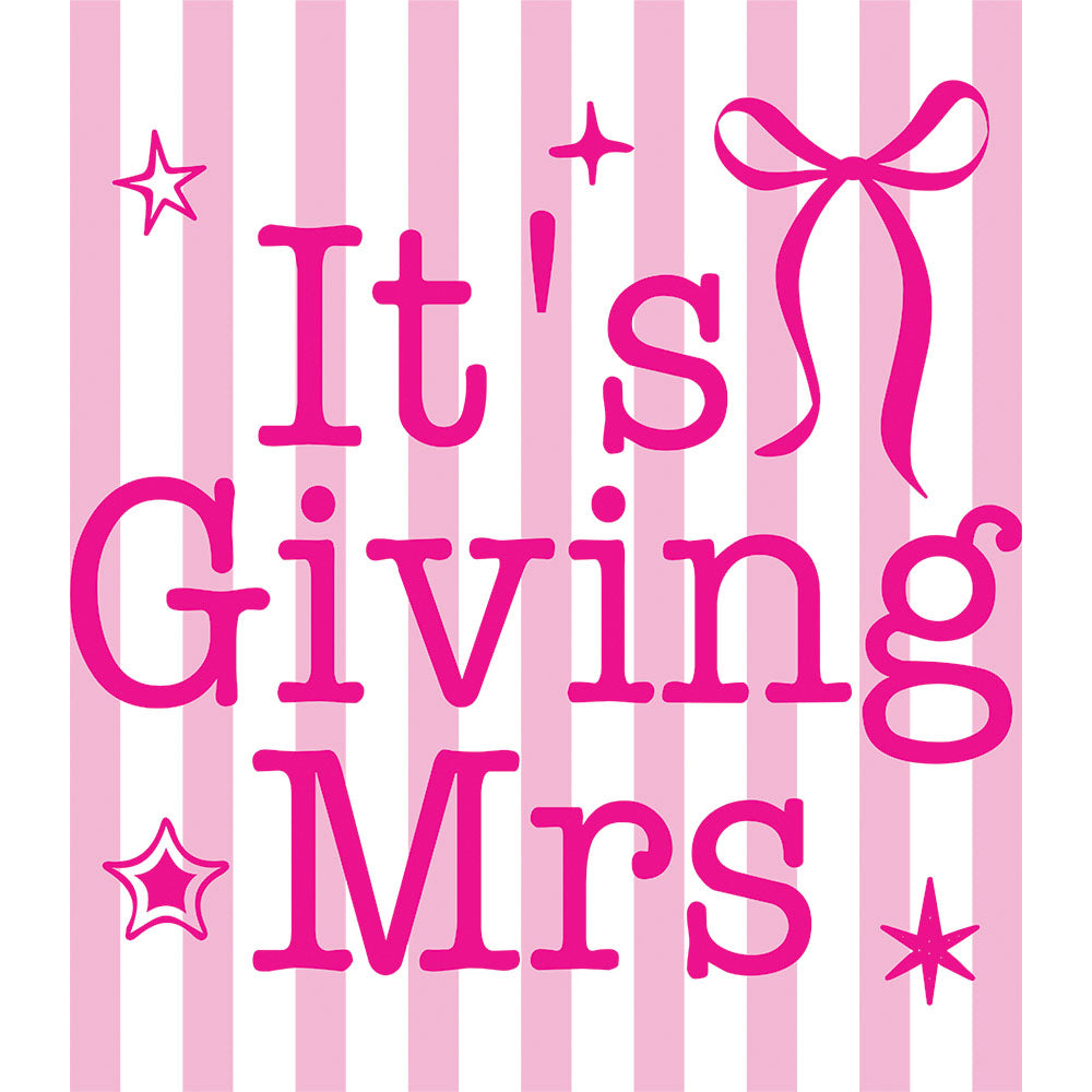 It's Giving Mrs Stripes – DTF Transfer