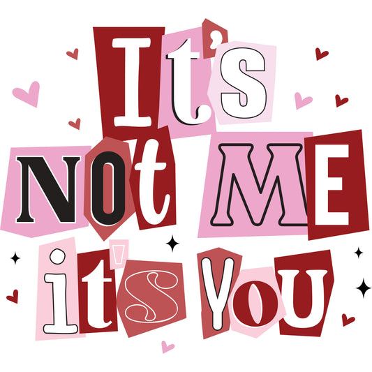It's Not Me It's You 2 – DTF Transfer