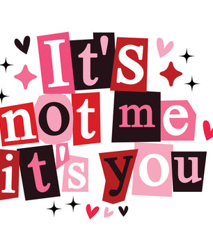 It's Not Me It's You – DTF Transfer