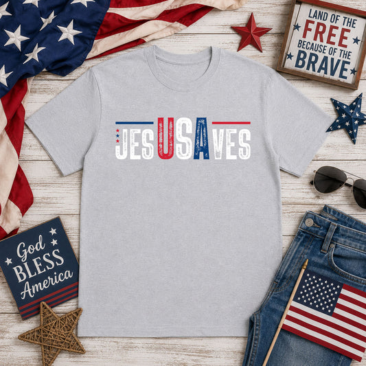 Jesus Saves USA – DTF Transfer