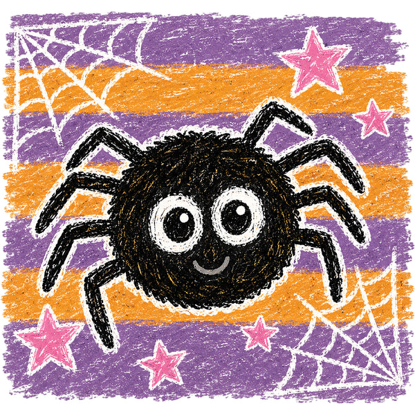 Kid Drawing Spider – DTF Transfer