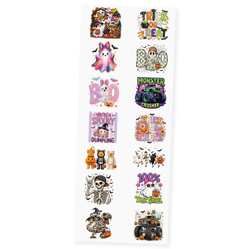 Kids Halloween Premade DTF Transfer Gangsheet - 22" x 60"
