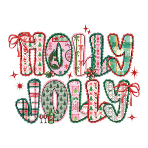 Lace Holly Jolly - DTF Transfer