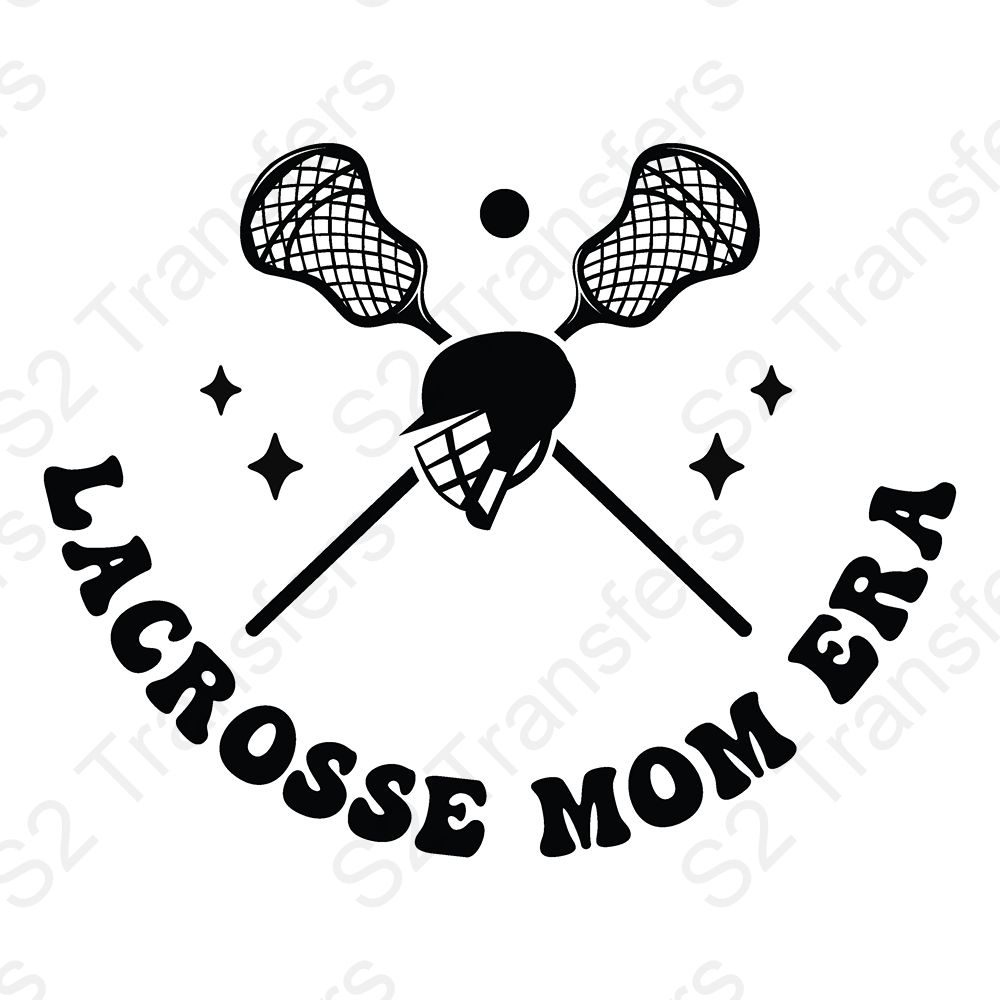 Lacrosse Mom Era Black Pocket