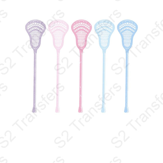 Lacrosse Sticks Pastel