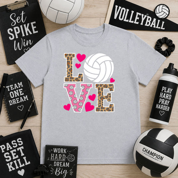 Love Volleyball – DTF Transfer