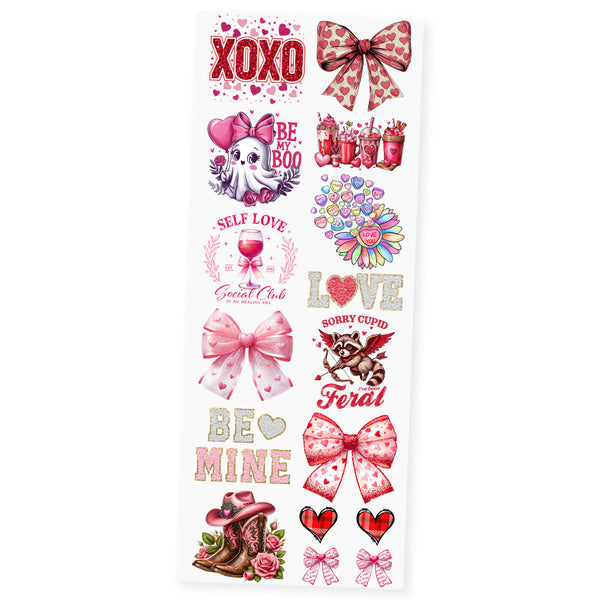 Love & Laughter Premade DTF Transfer Gangsheet- 22" x 60"