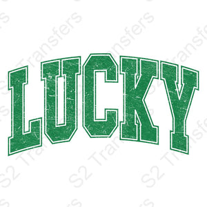 Lucky Distressed Green