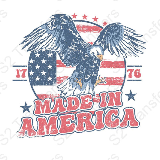 Made In America Eagle Distressed