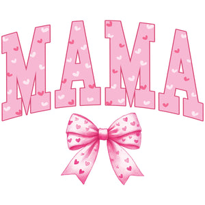 Mama Pink Bow - DTF Transfer